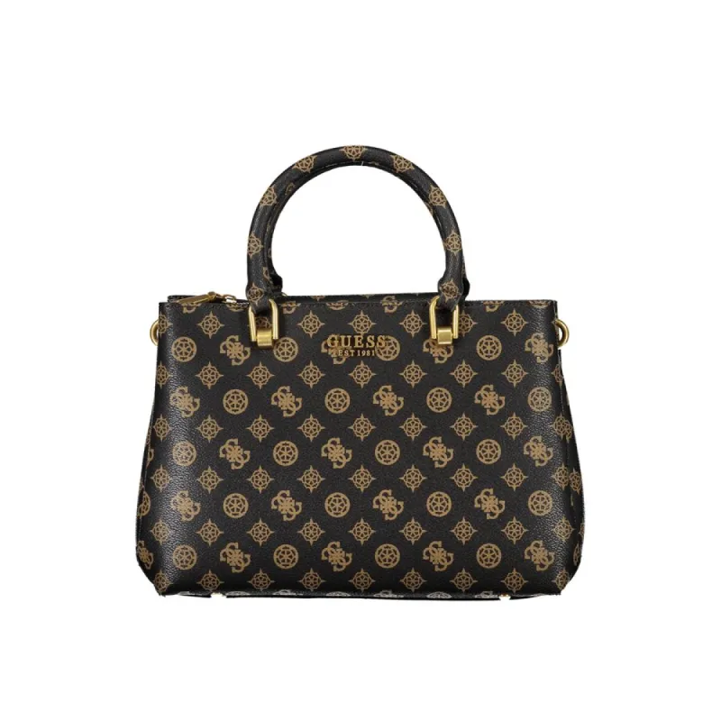 Brown Polyethylene Handbag sold by Louxly