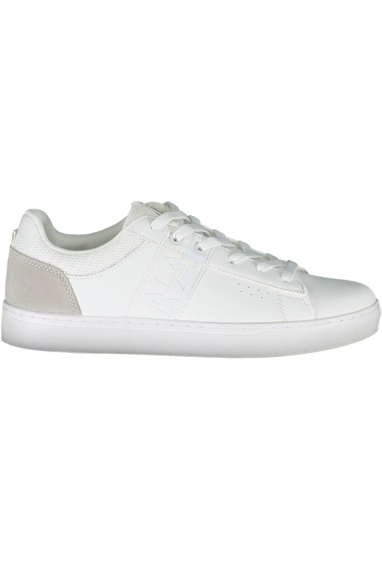 White Leather Women Sneaker sold by Louxly