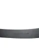 Elegant Black Leather Belt with Metal Buckle sold by Louxly
