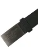 Elegant Black Leather Belt with Metal Buckle sold by Louxly