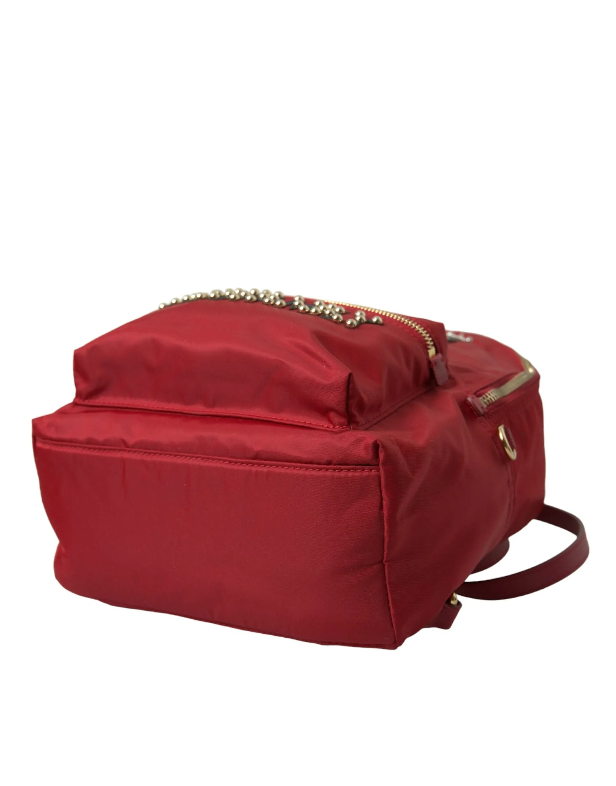 Embellished Red Backpack with Gold Detailing sold by Louxly product image thumbnail 5