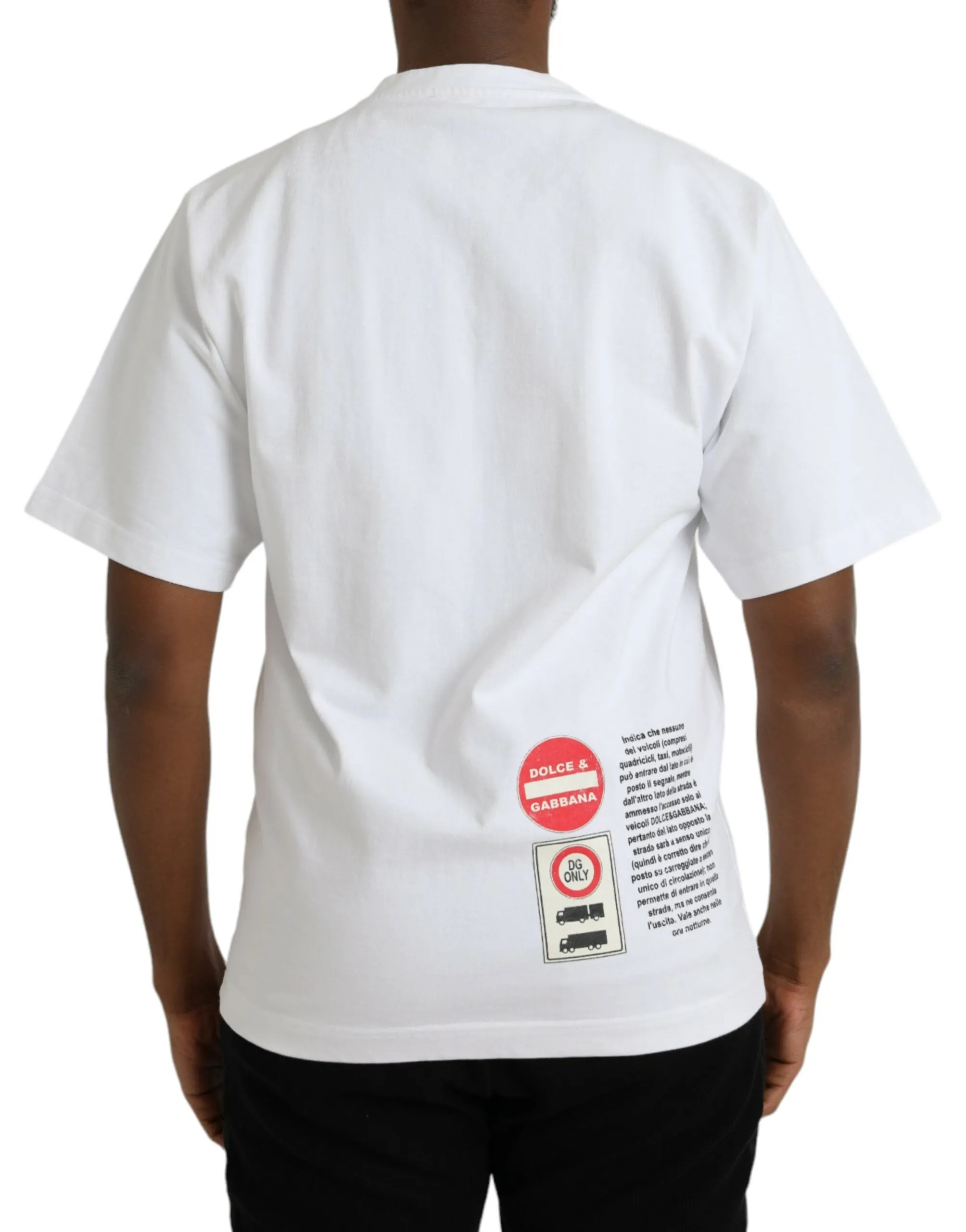 White Amor Heart Cotton Crewneck Short Sleeve T-shirt sold by Louxly product image thumbnail 3