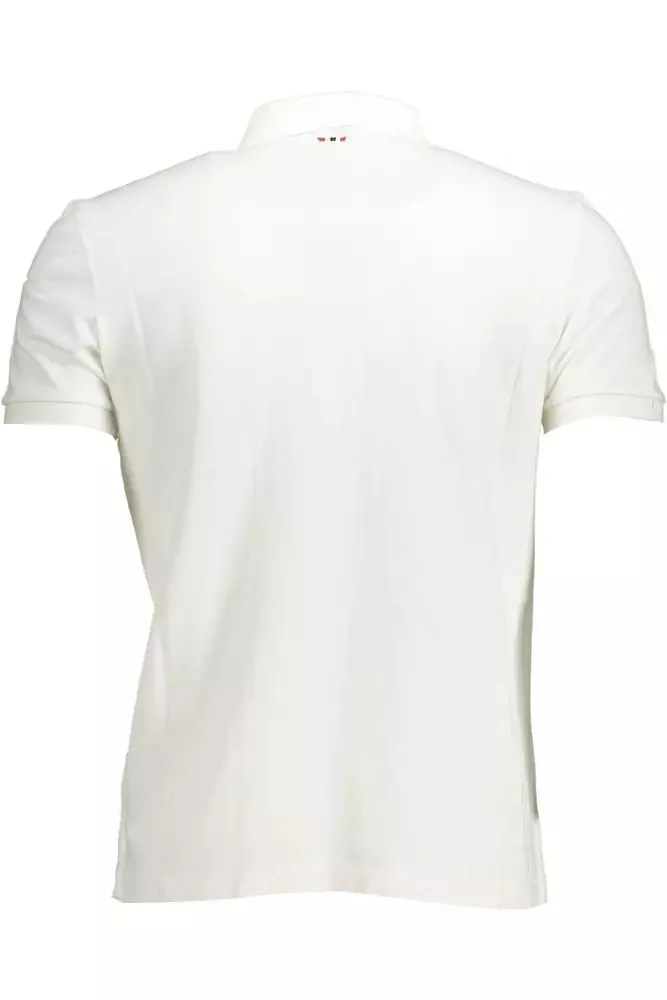 White Cotton Men Polo Shirt sold by Louxly product image thumbnail 2