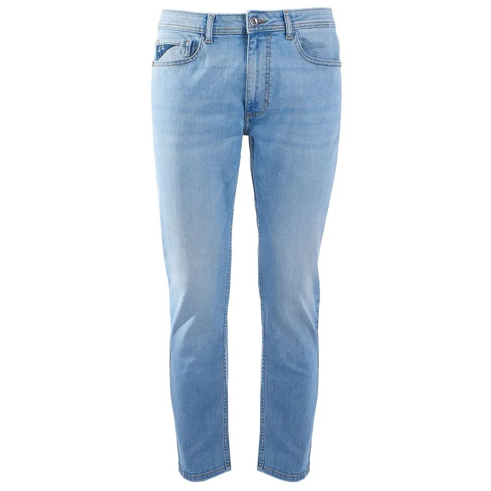 Chic Light Blue Comfort Denim Jeans sold by Louxly