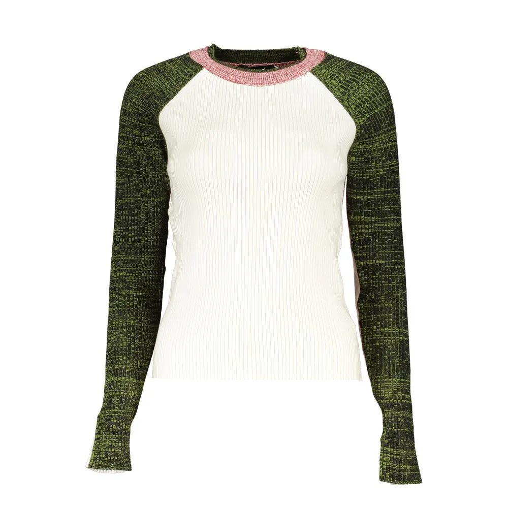Chic Contrasting Crew Neck Sweater sold by Louxly