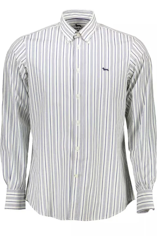 White Cotton Men Shirt sold by Louxly