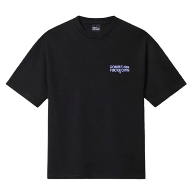 Black Cotton T-Shirt sold by Louxly