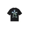 Black Cotton T-Shirt sold by Louxly