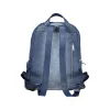 Chic Embroidered Blue Backpack with Contrasting Details sold by Louxly
