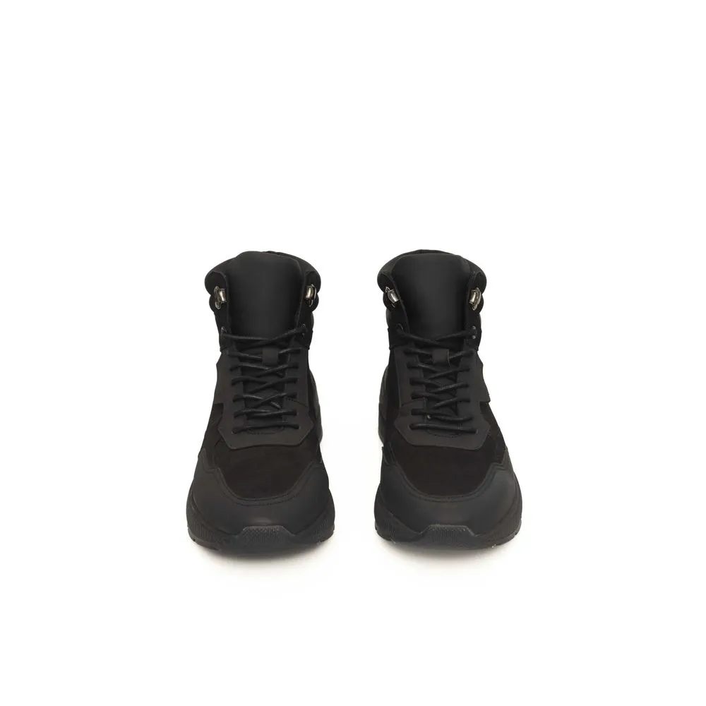Black Leather Men Sneaker sold by Louxly product image thumbnail 2