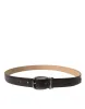 Elegant Dark Brown Leather Belt sold by Louxly