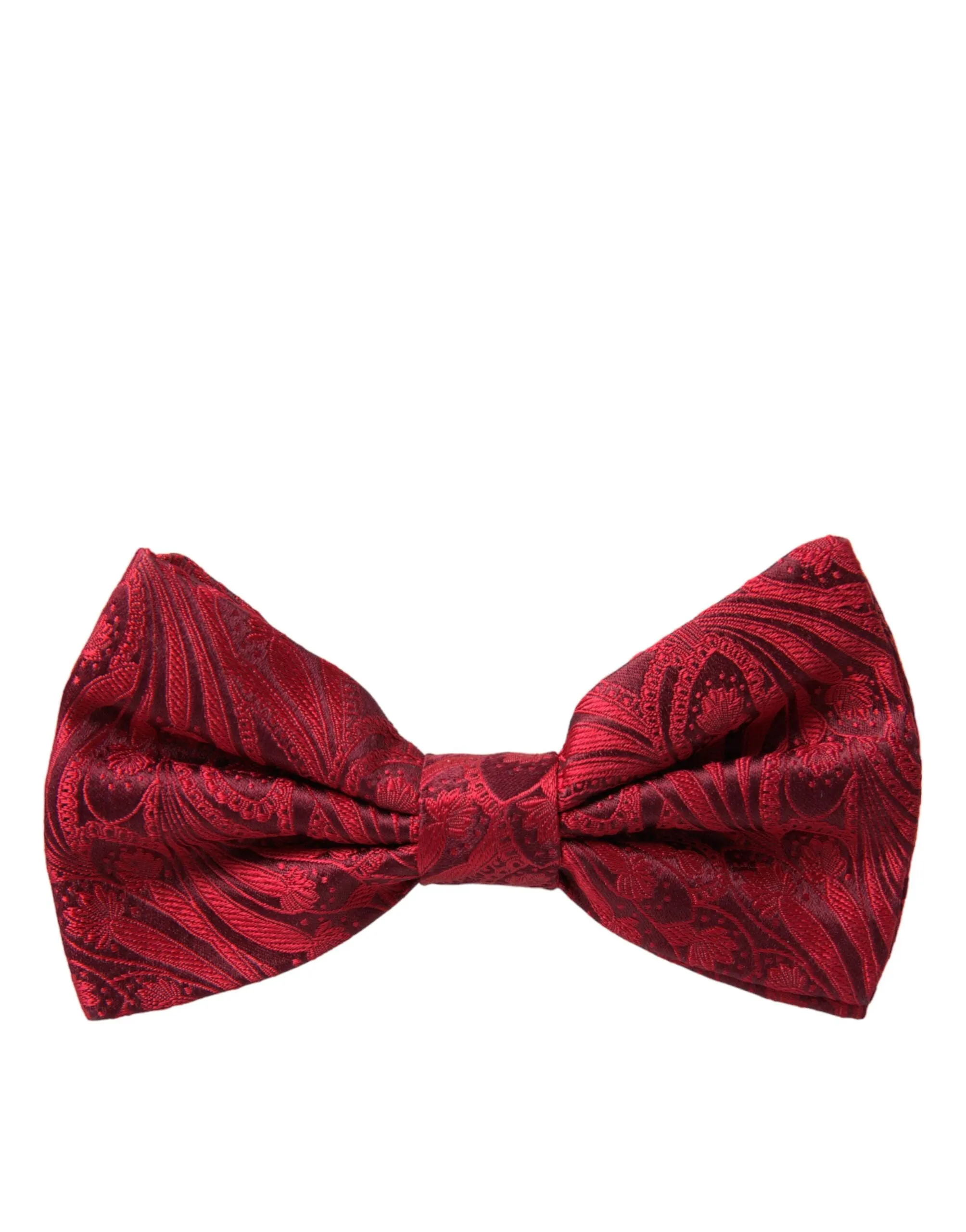 Red Brocade Silk Adjustable Neck Men Bow Tie sold by Louxly product image thumbnail 4