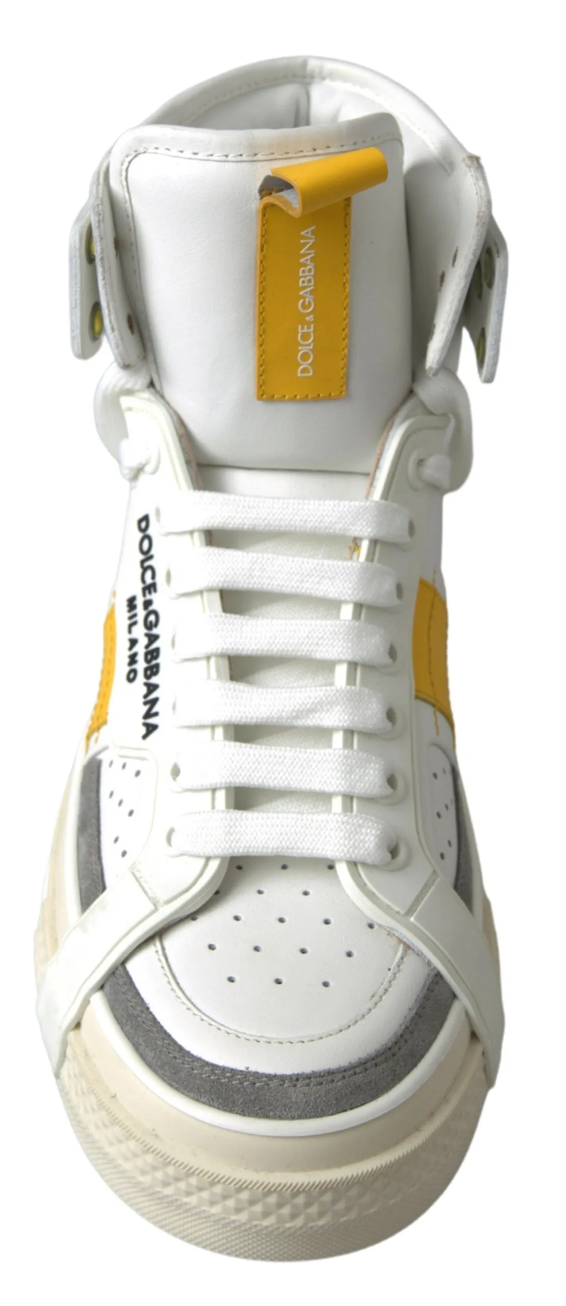 High-Top Perforated Leather Sneakers sold by Louxly product image thumbnail 4