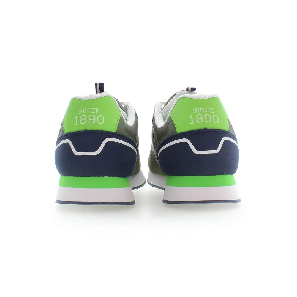 Green Polyester Men Sneaker sold by Louxly product image thumbnail 3
