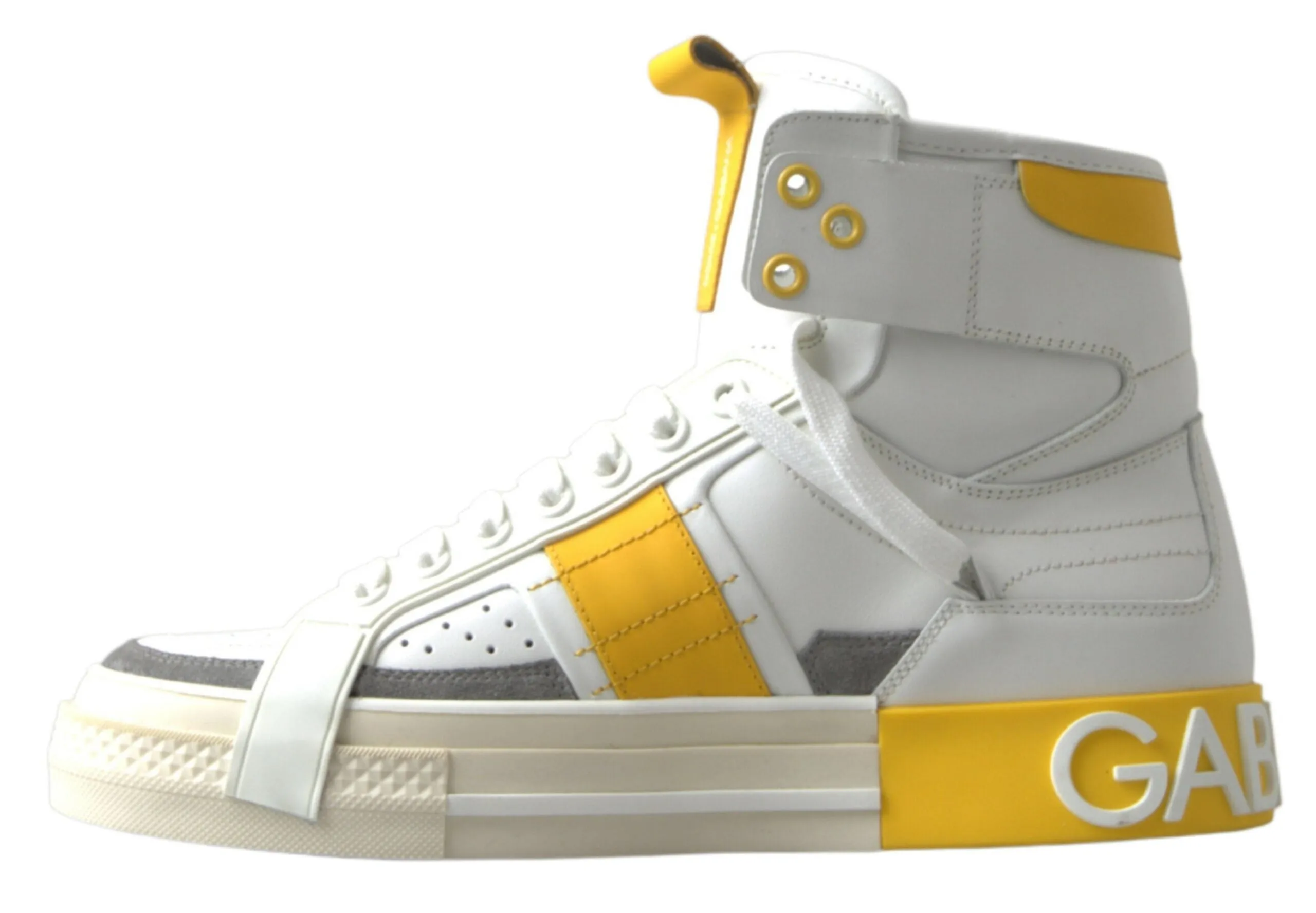 High-Top Perforated Leather Sneakers sold by Louxly product image thumbnail 2