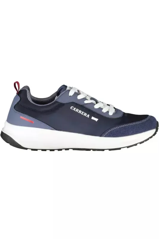 Blue Polyethylene Men Sneaker sold by Louxly