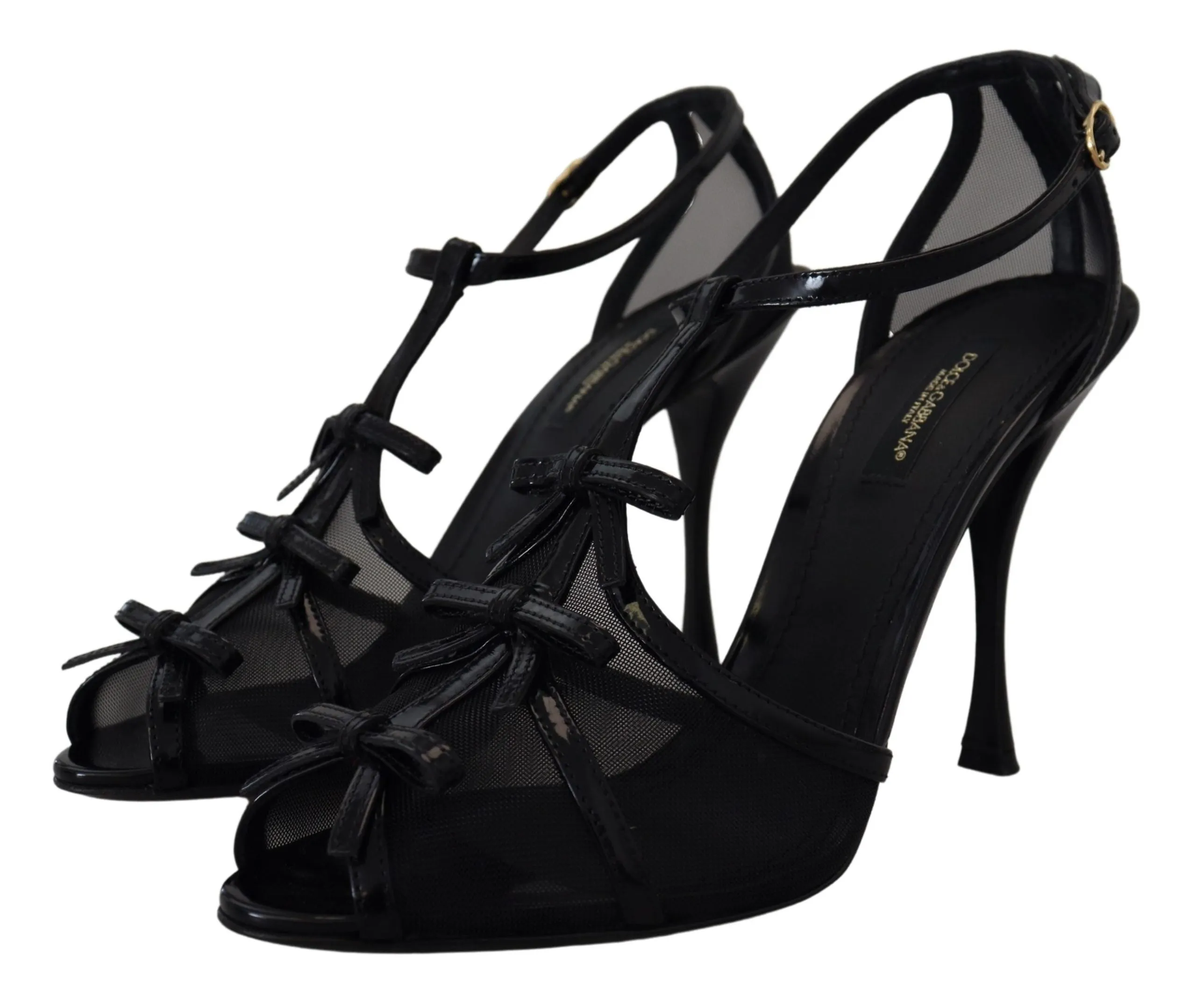 Elegant Black Stiletto Heeled Sandals sold by Louxly product image thumbnail 3