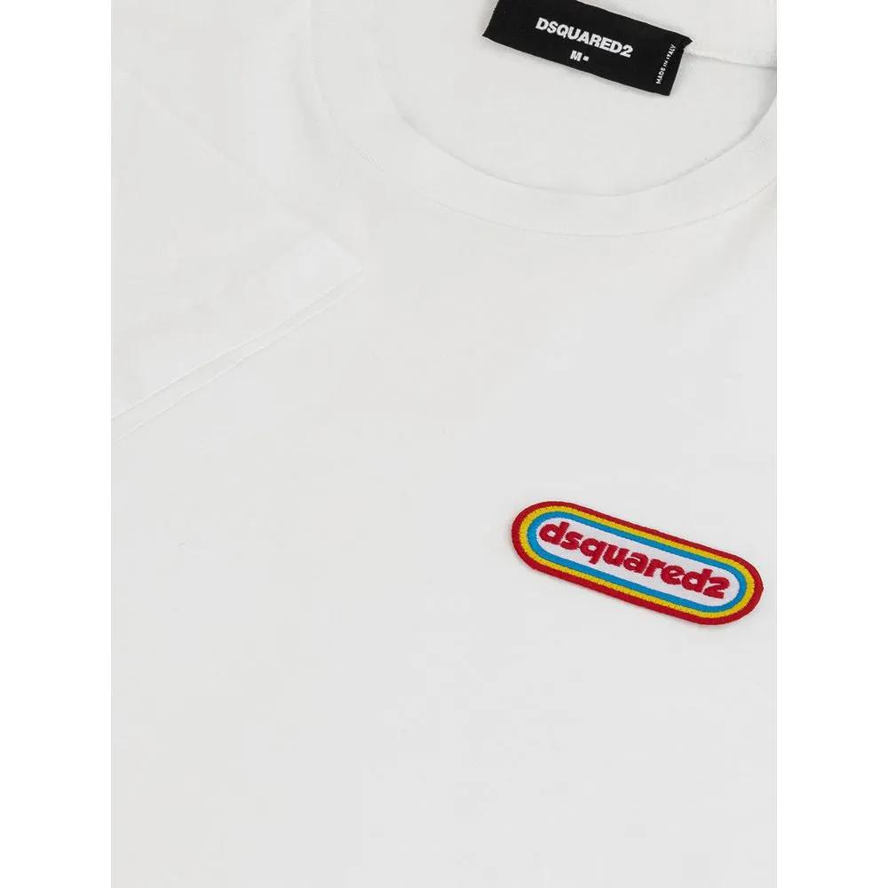 Chic White Cotton Staple Tee sold by Louxly product image thumbnail 3