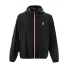 Black Polyamide Jacket sold by Louxly