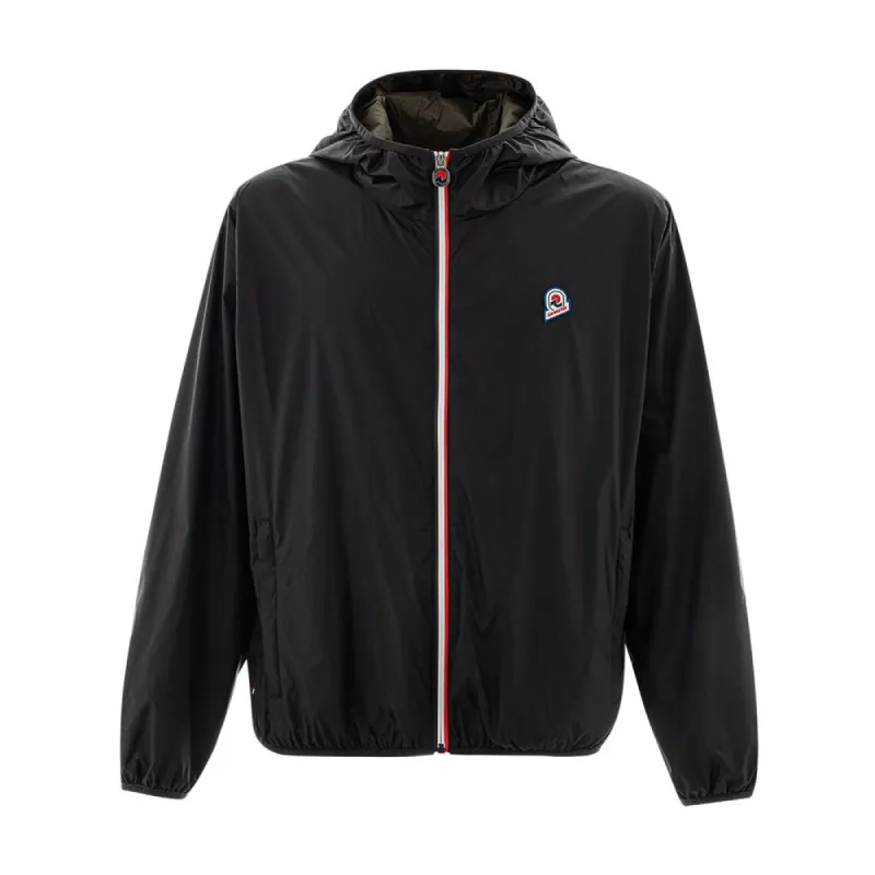 Black Polyamide Jacket sold by Louxly