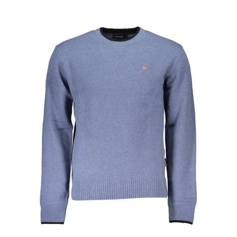 Blue Fabric Men Sweater sold by Louxly