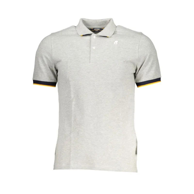 Gray Cotton Polo Shirt sold by Louxly