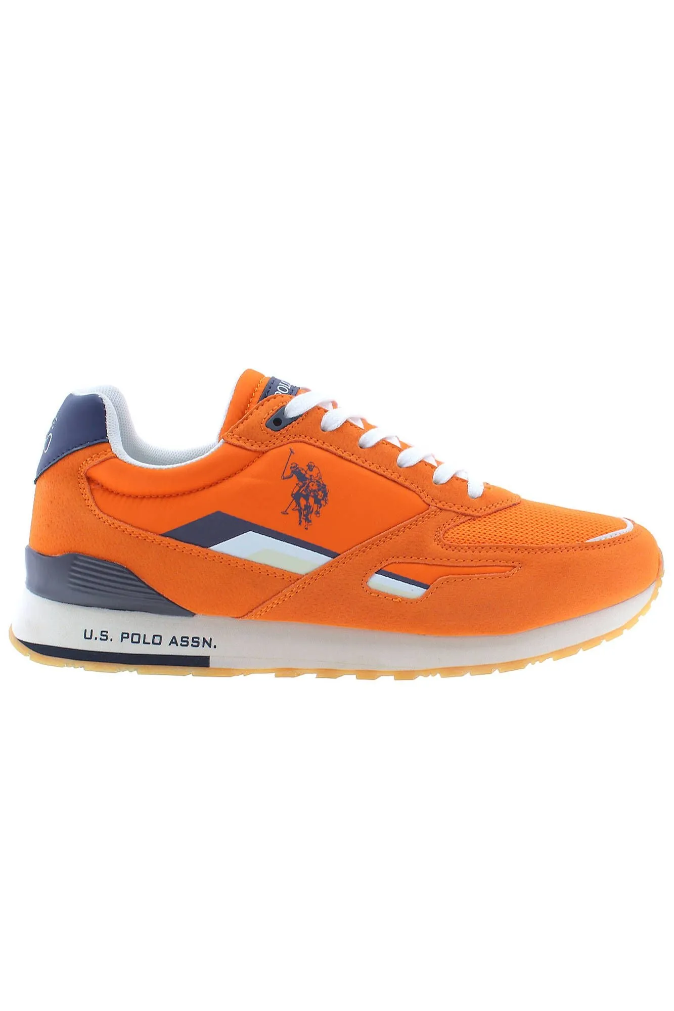 Electrify Your Step: Vibrant Orange Sports Sneakers sold by Louxly