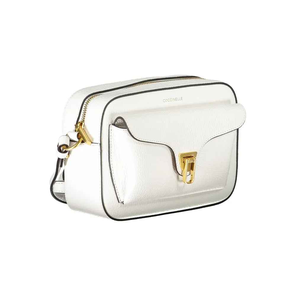 White Leather Handbag sold by Louxly product image thumbnail 3
