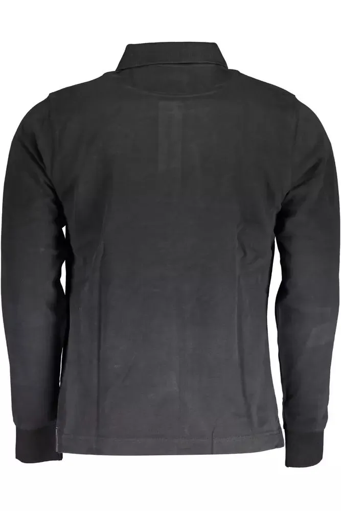 Black Cotton Men Polo Shirt sold by Louxly product image thumbnail 2