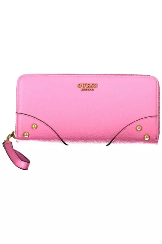 Pink Polyethylene Women Wallet sold by Louxly