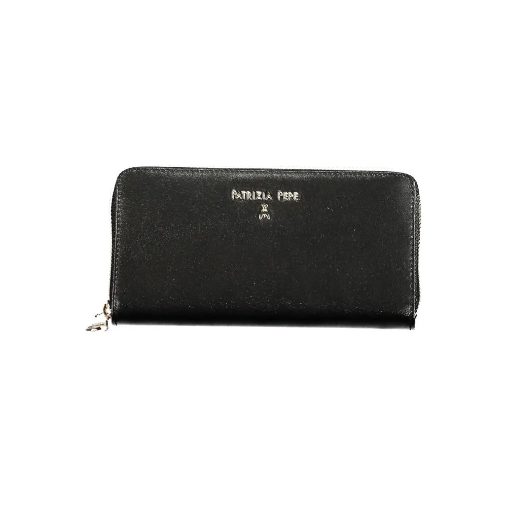 Black Leather Wallet sold by Louxly