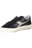 Black Leather Women Sneaker sold by Louxly