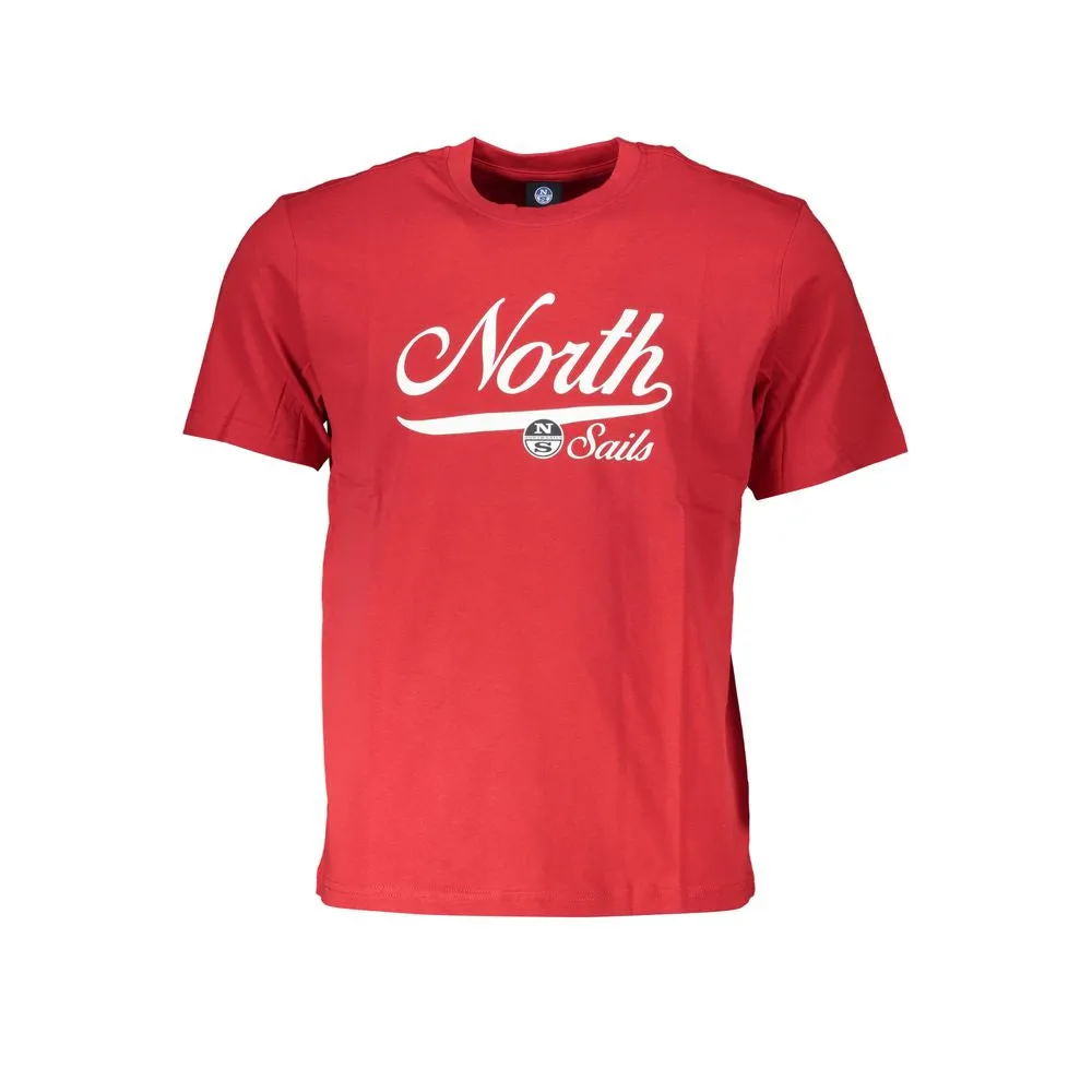Red Cotton T-Shirt sold by Louxly