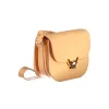 Orange Leather Handbag sold by Louxly