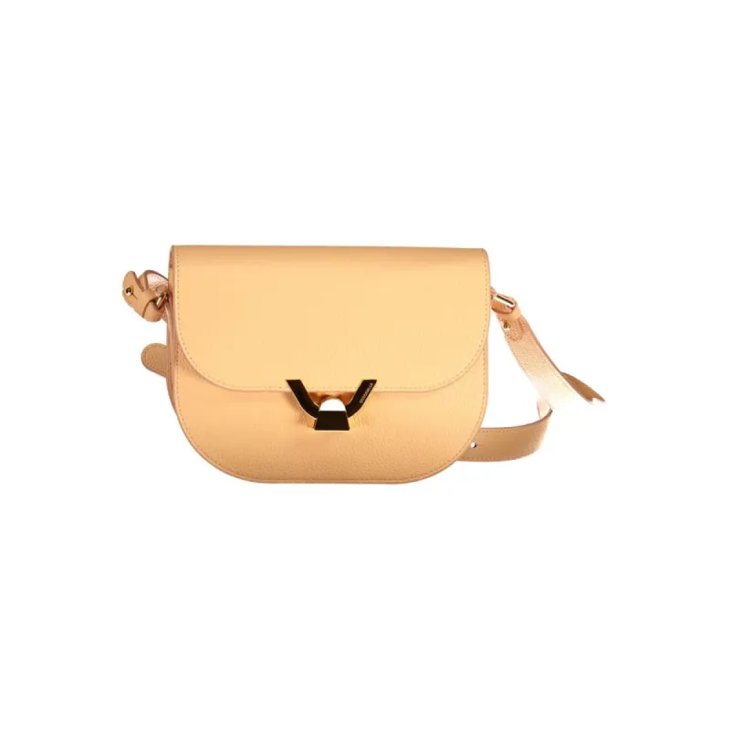 Orange Leather Handbag sold by Louxly