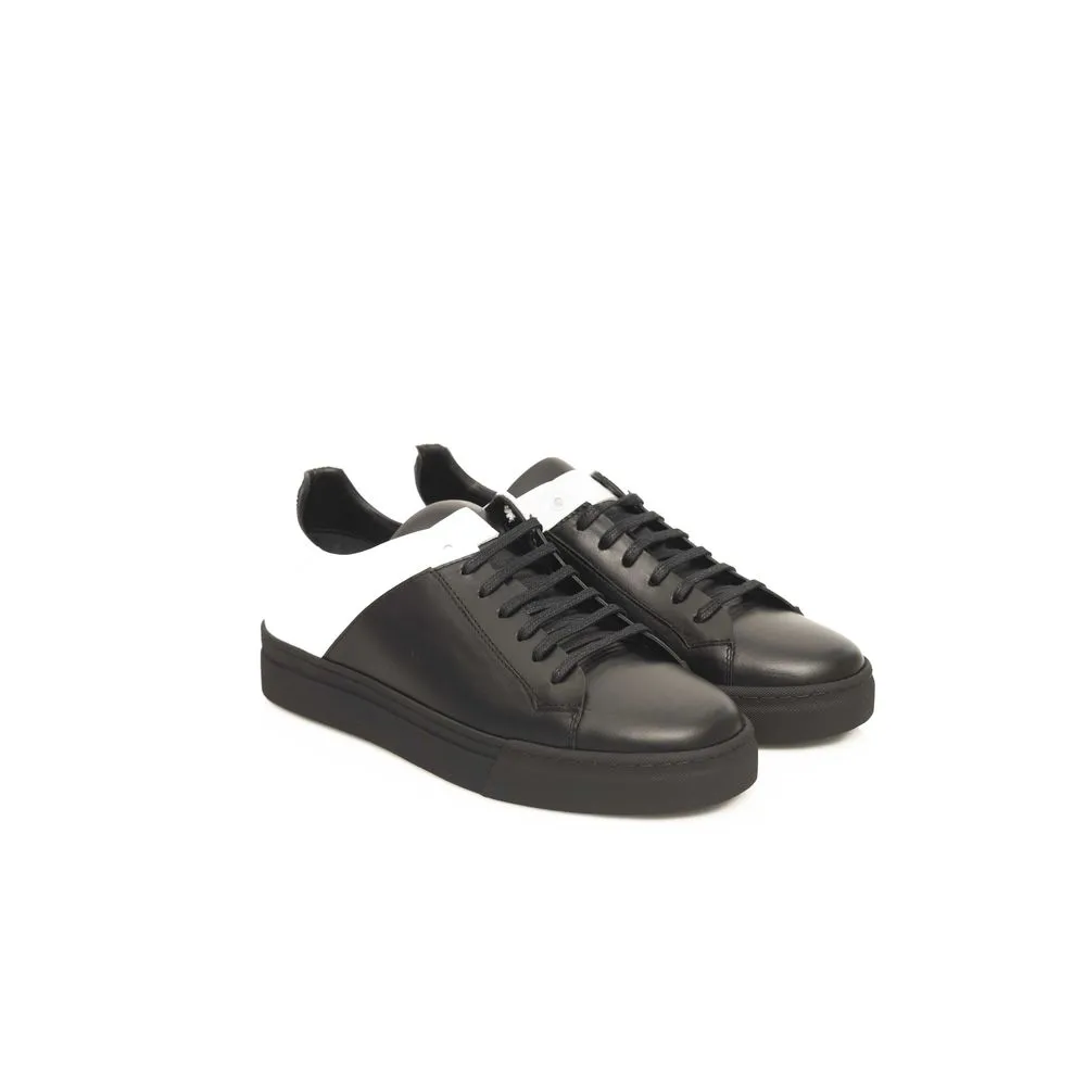 Black Leather Men Sneaker sold by Louxly product image thumbnail 3