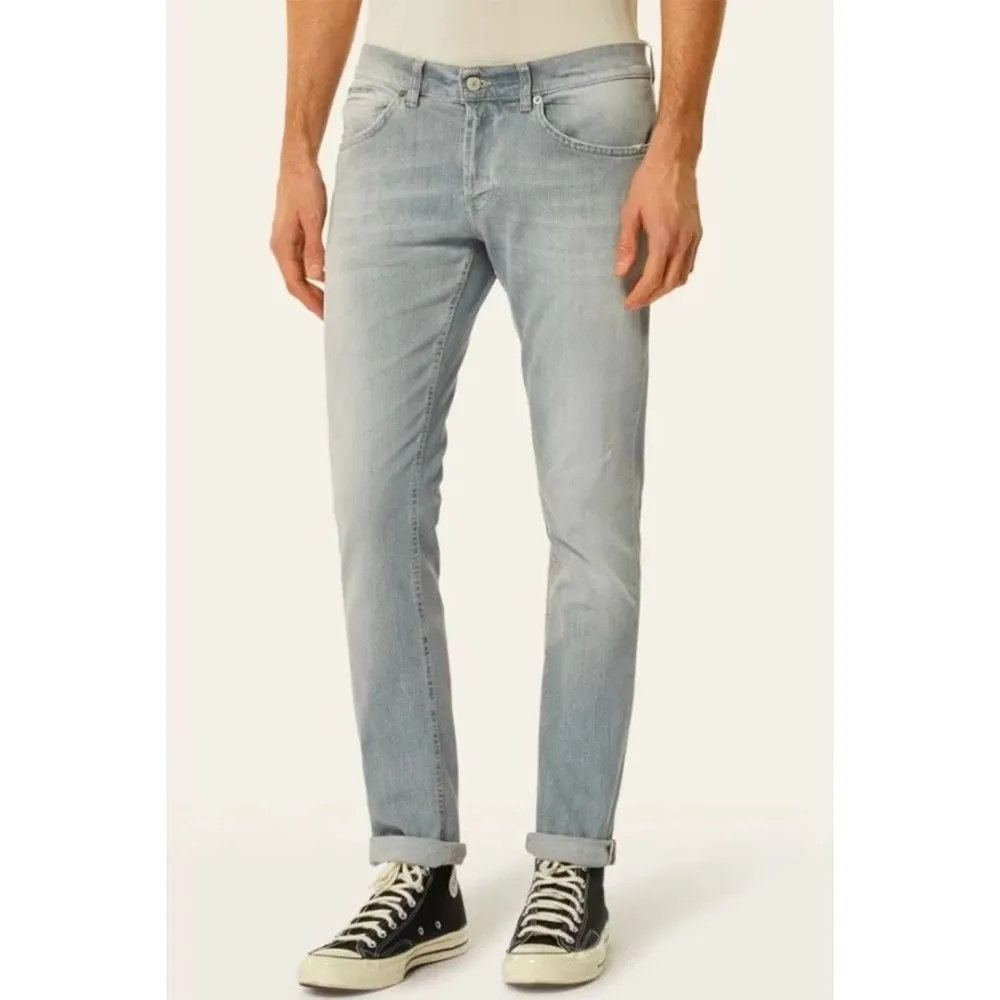 Sleek Stretch Gray Denim for Men sold by Louxly