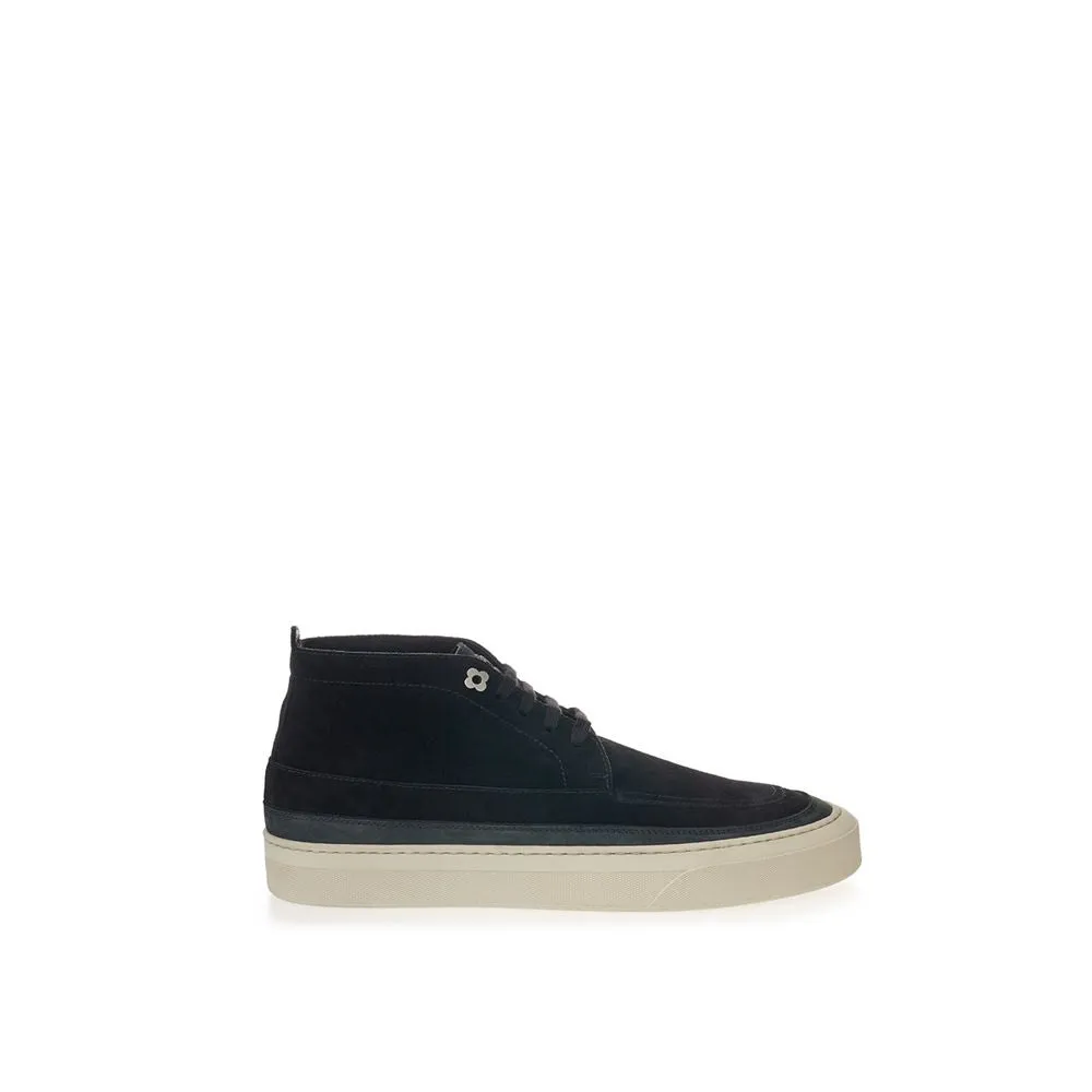 Elegant Suede Sneakers in Timeless Black sold by Louxly