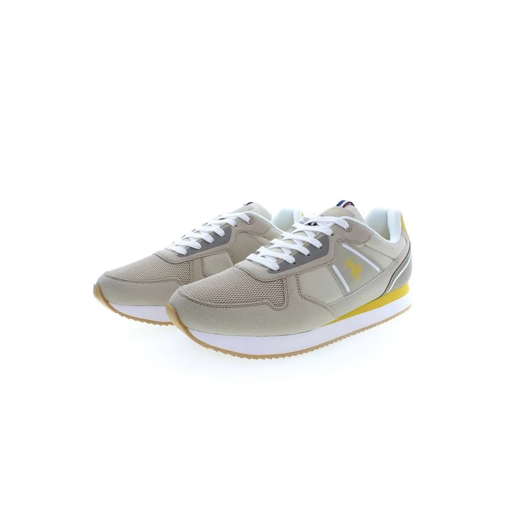 Beige Polyester Men Sneaker sold by Louxly product image thumbnail 2