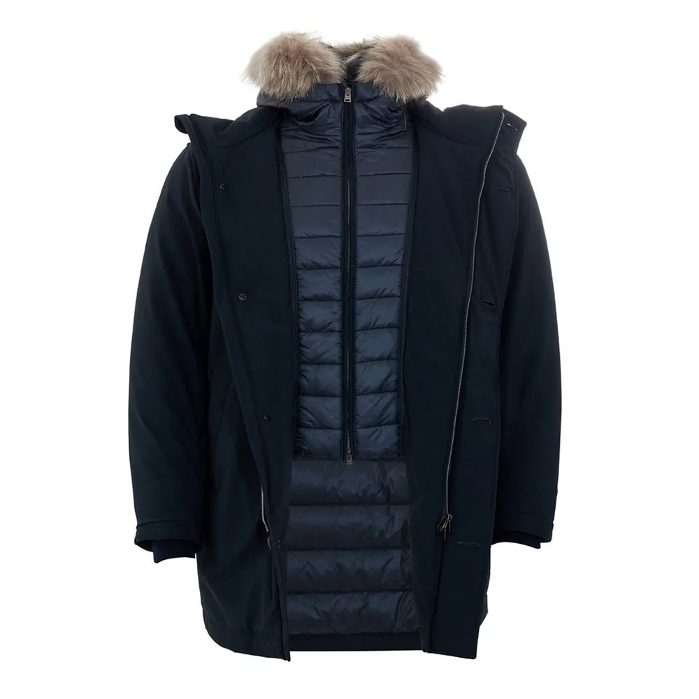 Elegant Blue Polyester Herno Jacket for Men sold by Louxly product image thumbnail 2