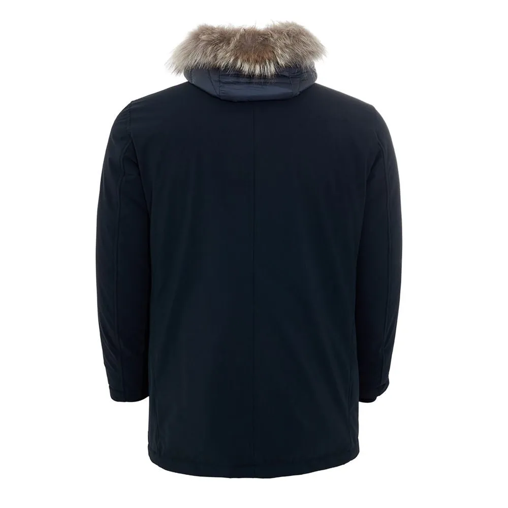 Elegant Blue Polyester Herno Jacket for Men sold by Louxly product image thumbnail 3