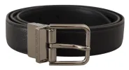 Elegant Black Leather Buckle Belt sold by Louxly