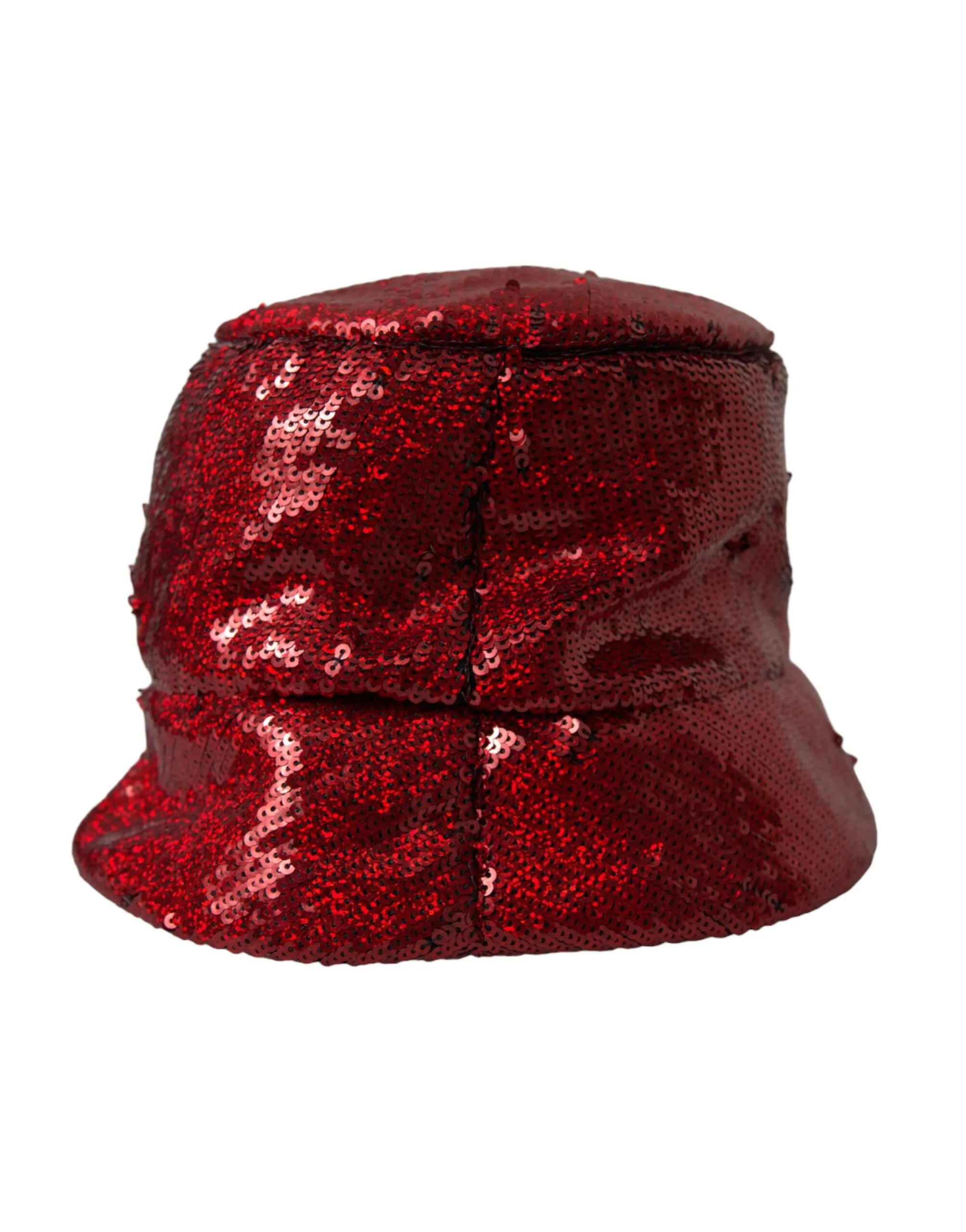 Red Sequined Nylon Bucket Hat Men sold by Louxly product image thumbnail 3