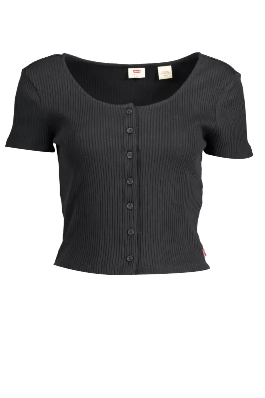 Black Cotton Women Top sold by Louxly
