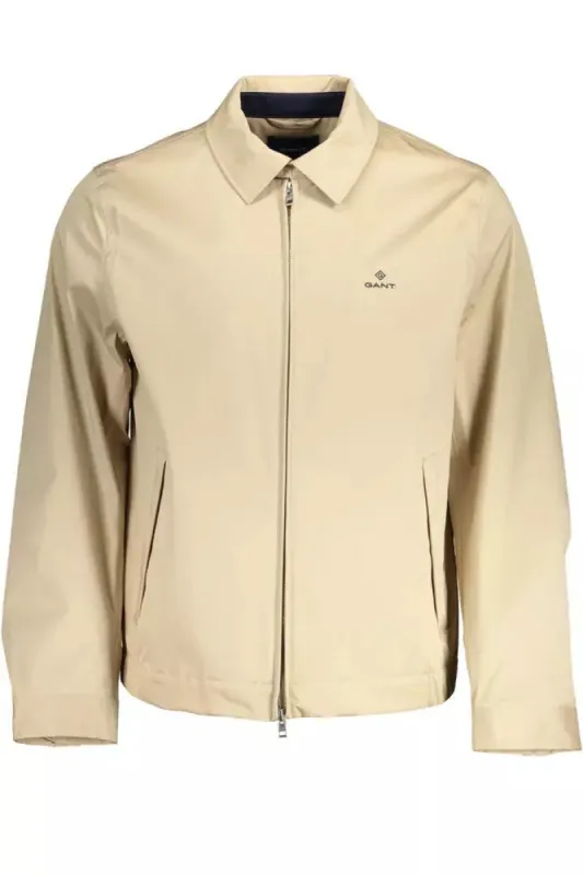 Beige Cotton Men Jacket sold by Louxly