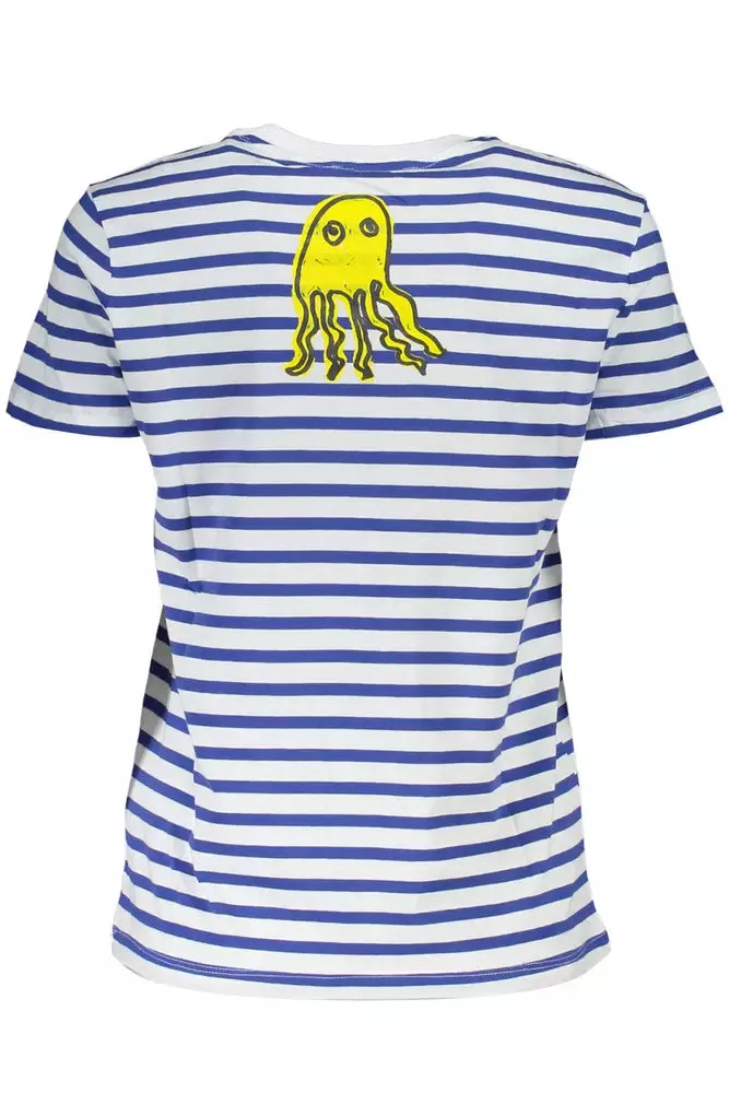 Blue Cotton Women T-Shirt sold by Louxly product image thumbnail 2