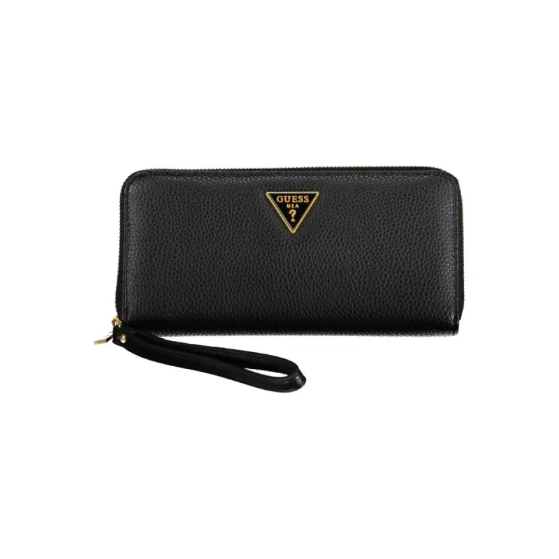 Elegant Black Multi-Compartment Wallet sold by Louxly