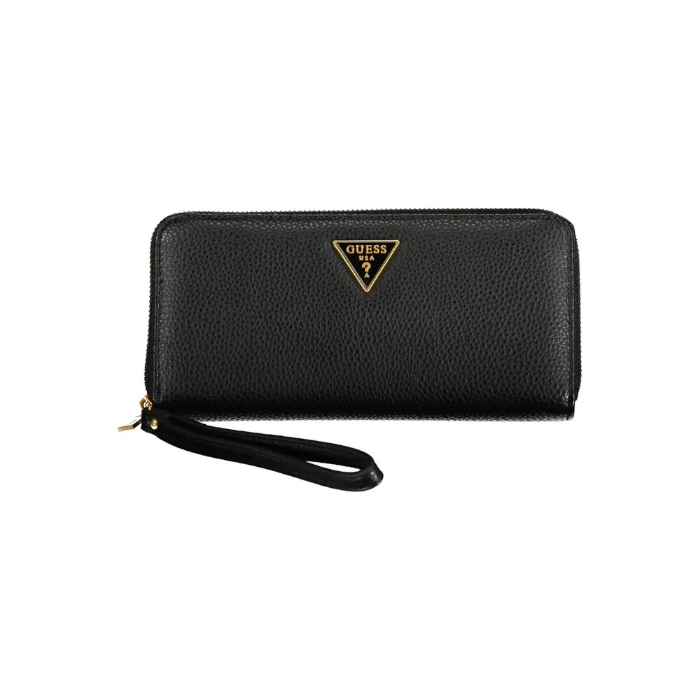 Elegant Black Multi-Compartment Wallet sold by Louxly