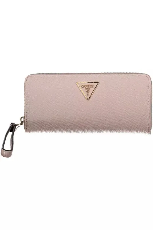 Pink Polyethylene Women Wallet sold by Louxly