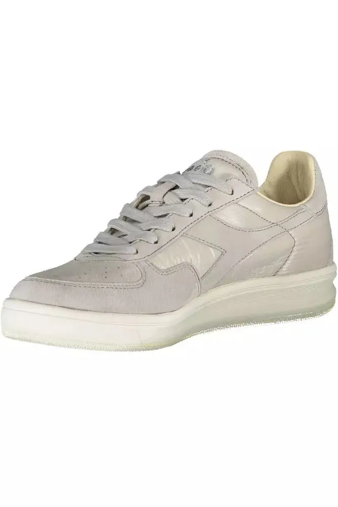Gray Leather Women Sneaker sold by Louxly product image thumbnail 3